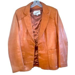 Vintage leather jacket or blazer size 10